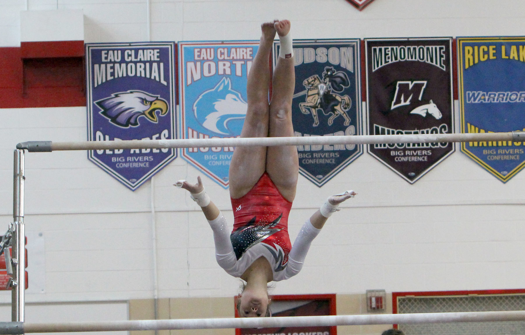 Big Rivers Conference Gymnastics Meet at Chippewa Falls 2-16-19